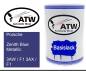 Preview: Porsche, Zenith Blue Metallic, 3AW / F1 3AX / F1: 500ml Lackdose, von ATW Autoteile West.
